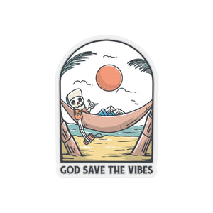 God Save the Vibes - Sticker