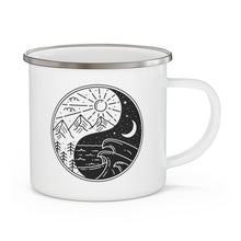 Load image into Gallery viewer, DAY/NIGHT - Small Camping Mug