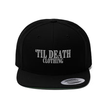 Load image into Gallery viewer, &#39;Til Death Clothing Flat Bill Hat