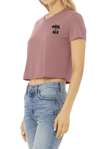 Hail the Ale crop tee (EMBROIDERED)