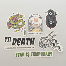 Load image into Gallery viewer, Good Vibes Til Death - Sticker Pack