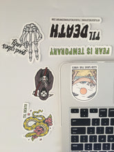 Load image into Gallery viewer, Good Vibes Til Death - Sticker Pack