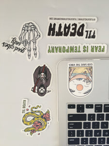 Good Vibes Til Death - Sticker Pack