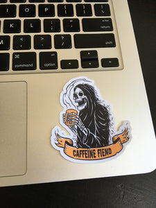 Caffeine Fiend - Sticker