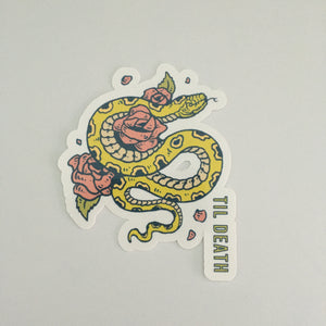 Buds & a Boa - Sticker