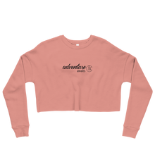 Load image into Gallery viewer, Mauve Logo Cropped Sweatshirt