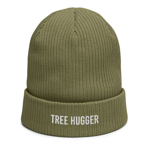 Tree Hugger Ribbed Beanie