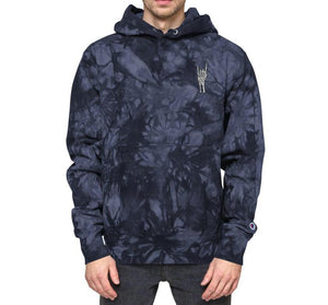 Skelly Rock Champion tie-dye hoodie