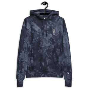 Skelly Rock Champion tie-dye hoodie