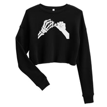 Load image into Gallery viewer, Pinky Promise Crop Sweatshirt