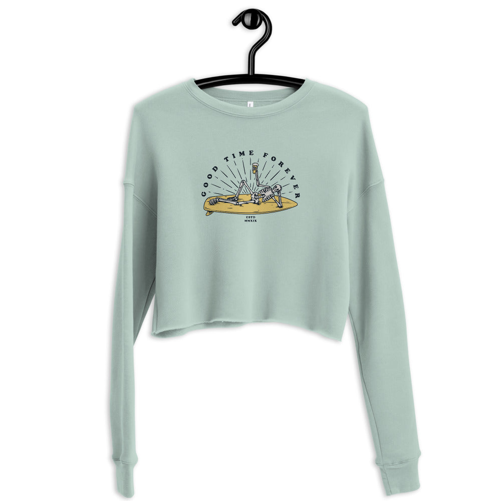 Surf Skelly crop sweatshirt